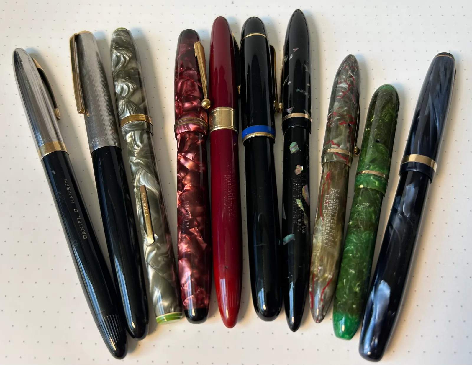 The collection after restoration