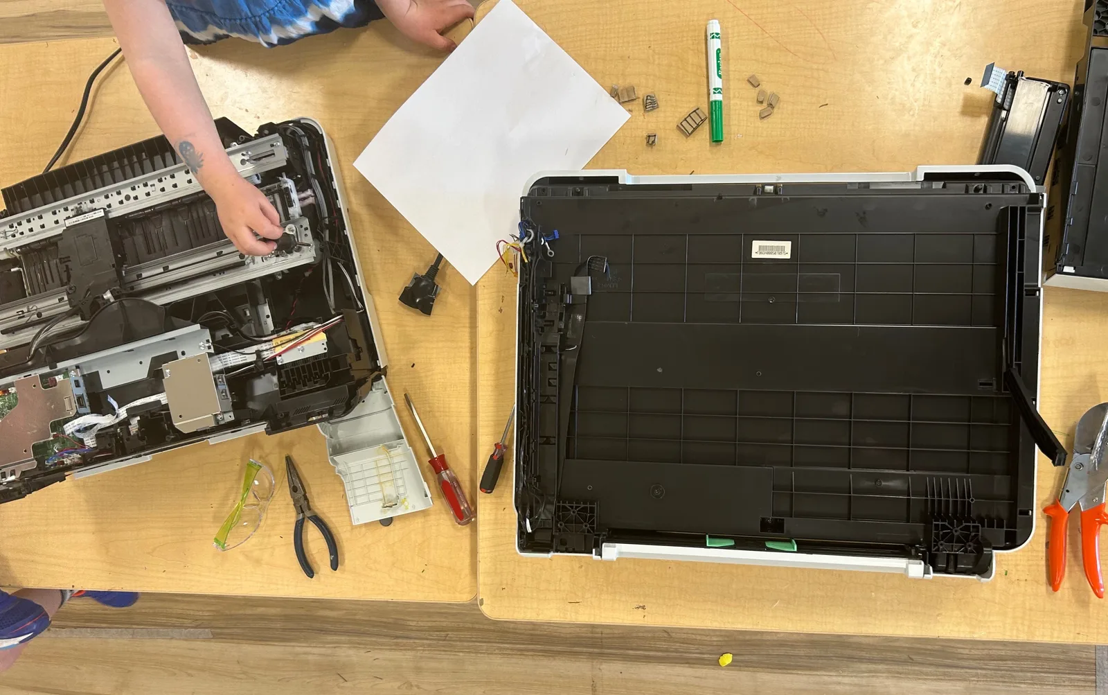 Printer teardown: the parts supply